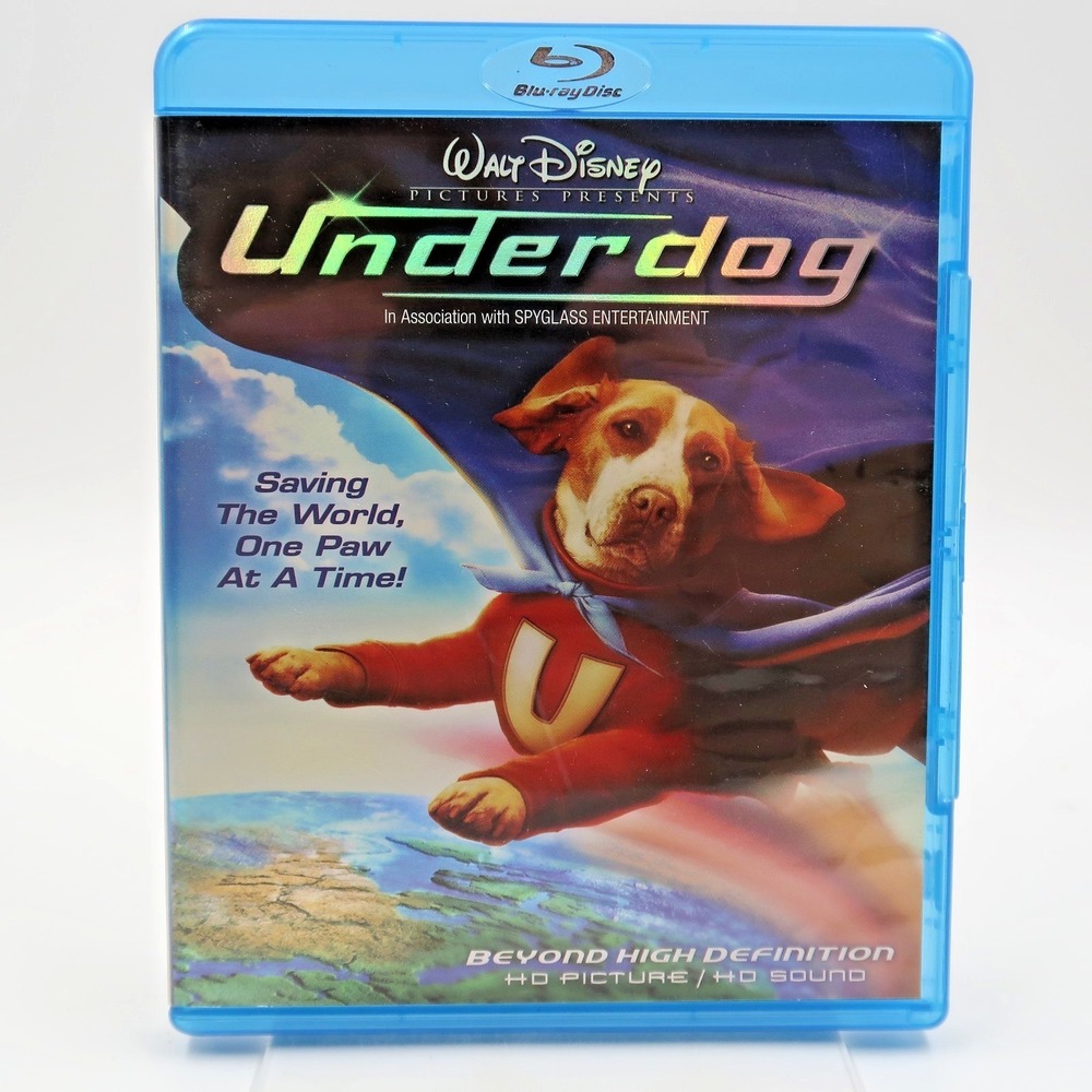 Underdog Blu-ray 2007 Disney Movie Jason Lee Jim Belushi Peter Dinklage G